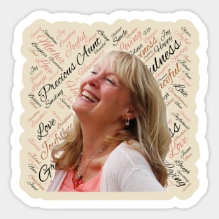 Barbee memorial aunt Sticker